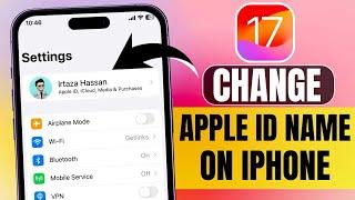 Change Apple ID Name on iOS 17 | How to Change ICloud Profile Name On iPhone & iPad (2024)