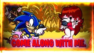 FNF Come Along With Me mais SONIC(.EXE) et GIRLFRIEND la chante.(FNF CAWM but SONIC and GF sings it)