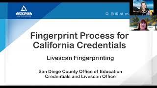SDCOE Credentials_Understanding the Fingerprint Process for California Credentials 2021