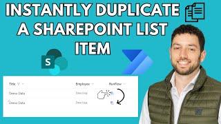 How to Instantly Duplicate SharePoint List Items