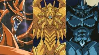 I SUMMON MY EGYPTIAN GOD CARD!! ALL EGYPTIAN GOD Card SUMMONING Scenes from BATTLE CITY in YUGIOH!