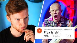 Flea SUCKS At Bass (Really?)