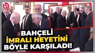 ANKARA'DA TARİHİ BULUŞMA! Devlet Bahçeli, DEM Parti heyetini kapıda karşıladı!