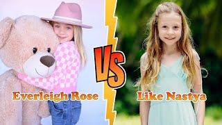 Like Nastya VS Everleigh Rose Soutas Transformation  New Stars From Baby To 2023