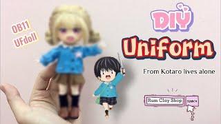 [Tutorial] How to make Kotaro's Uniform for Ufdoll, Obitsu11 (Kotaro lives alone)