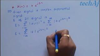 Complex Exponential Signals: Energy or Power Signal | Signals & Systems