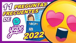  11 PREGUNTAS FRECUENTES de YAPE card ACTUALIZADO | Tutorial BCP 2022