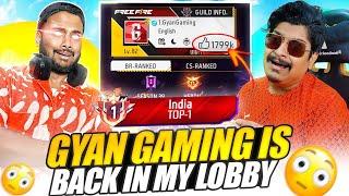 Gyan Gaming In My Lobby Prank On Angry Youtuber On Live  - Garena Free Fire Max