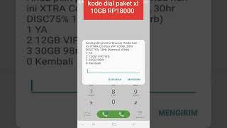 10GB RP18000, kode dial paket murah XL terbaru