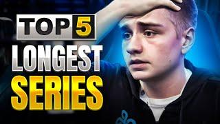 TOP 5 LONGEST SERIES IN DOTA 2 HISTORY