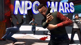 SWAT AND POLICE VS ARMENIAN GANG // NPC WARS // GTA 5