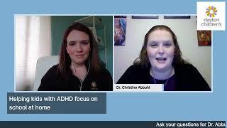 Managing ADHD with homeschooling