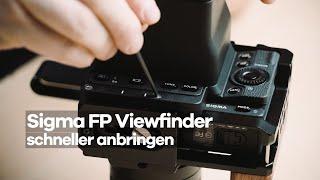 Sigma FP LVF 11 alternative screws for fast detaching your viewfinder