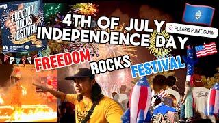 CELEBRATING JULY 4th! At the FREEDOM ROCKS FESTIVAL in Polaris Point Piti Guam 