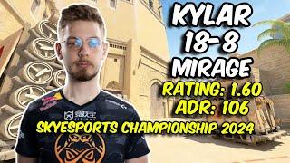 ENCE Kylar (18/8) vs BLEED (Mirage) Skyesports Championship 2024 | CS2 POV