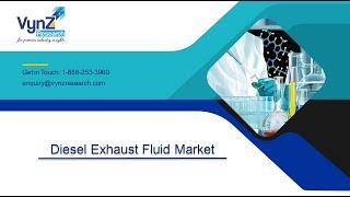 Global Diesel Exhaust Fluid Market – Analysis and Forecast (2021-2027)