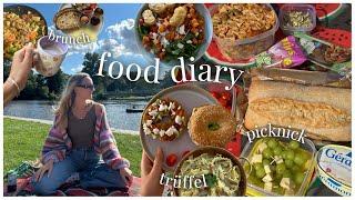 FOOD DIARY {what I eat in a week} French Toast, selbstgemachte Pizza, Picknicken, Halloumi Bowls...