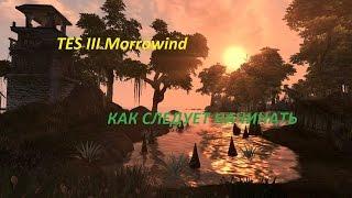 Как следует начинать играть в TES III Morrowind