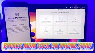 Mobile Unlocker | How to Bypass MDM Lock All Model iPhone/iPad Successful 100%