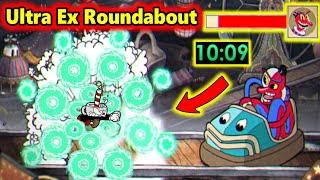 Cuphead + DLC - All Bosses Speedrun Using Ultra Ex Roundabout (Healthbars Included)