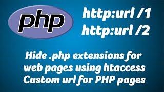 Hide .php extensions, Custom url for PHP pages with parameters, htaccess