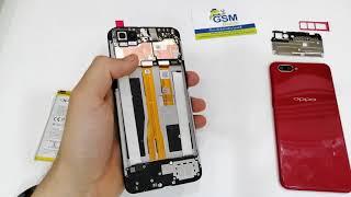 Oppo a3s broken glass replacement | screen repair| crack lcd | glass change |