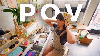 POV: running a 6 figure business in a 1 bedroom apartment  HUGE DECLUTTER with me #studiovlog