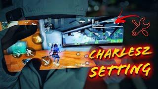 CHARLESz : Charlesz Custom Hud Setting _ 3 Finger Best Custom Hud _ Poco F3 GT Default Setting