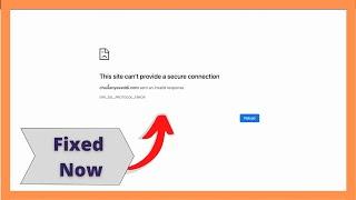 How To Fix "ERR_SSL_PROTOCOL_ERROR" in WordPress? || This site can't provide a secure connection