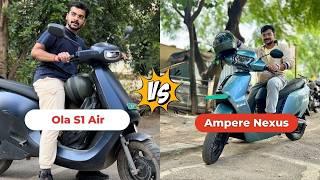 Ola S1 Air vs Ampere Nexus full review: Pros & Cons, Issues, Performance, Range