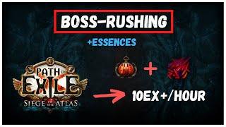 Boss-Rushing ft. Essences- Making Currency Late in the League, Full Atlas Guide (Archnemesis, Poe)