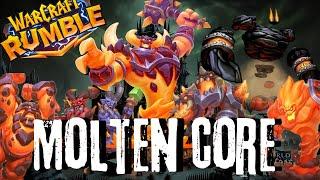 Warcraft Rumble Raid : Molten Core All Bosses | Season 12 R1