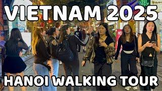 Vietnam nightlife 2025 | Hanoi Walking Street at night | The Old Town Walking Tour