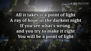 Point of Light - Randy Travis  ( Lyric Video )