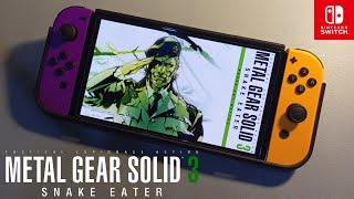 Metal Gear Solid 3: Snake Eater on Nintendo Switch OLED | Metal Gear Solid Master Collection Vol. 1