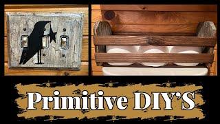 Primitive Bathroom DIY'S