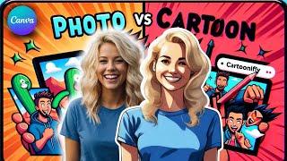 How to Cartoonize a Picture in Canva - Cartoonify Canva App