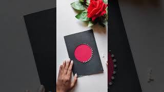 Beautiful card making ideas | Handmade card #card #shorts