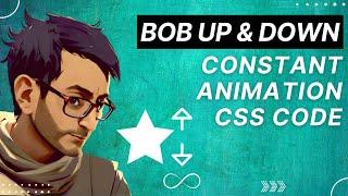 Bob Up and Down Wobble Bounce Animation CSS Code - Elementor Wordpress Tutorial