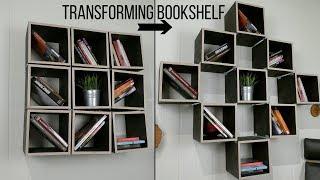 Making a TRANSFORMING BOOKSHELF! #rocklerplywoodchallenge