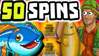 FISHIN' FRENZY MEGAWAYS  50 FREE SPINS  MEGA BIG WIN U HAVE TO SEE THIS BONUS €100 MAX BET OMG‼️