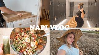 NAPI VLOG | mi van velem, megjött a baba komódja, nincs babaszoba?!