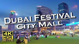 Dubai Festival City Mall  Shops , Shopping mall tour in 4K 60fps  The best places  Walking tour