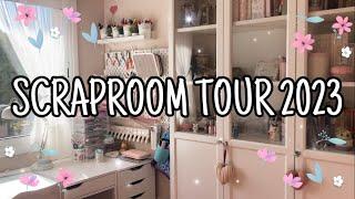 SCRAPROOM TOUR 2023 craftroom | esp
