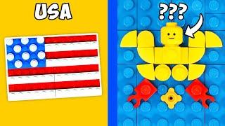 Flags Of ALL Countries In LEGO