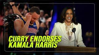 Basketball star Curry supports Kamala Harris ahead of Olympics | ABS-CBN News