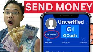 How to send money using not fully verified gcash?