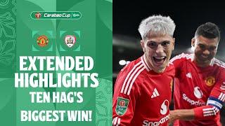 TEN HAG'S BIGGEST WIN! | Manchester United v Barnsley extended highlights