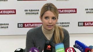 Tymoshenko urges Ukrainians to vote for opposition