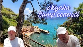 AKYAKA kamp cenneti. Kamping Alanlarının doluluğu. Halk Otellerden kaçıyor #gezi #kamp #camping